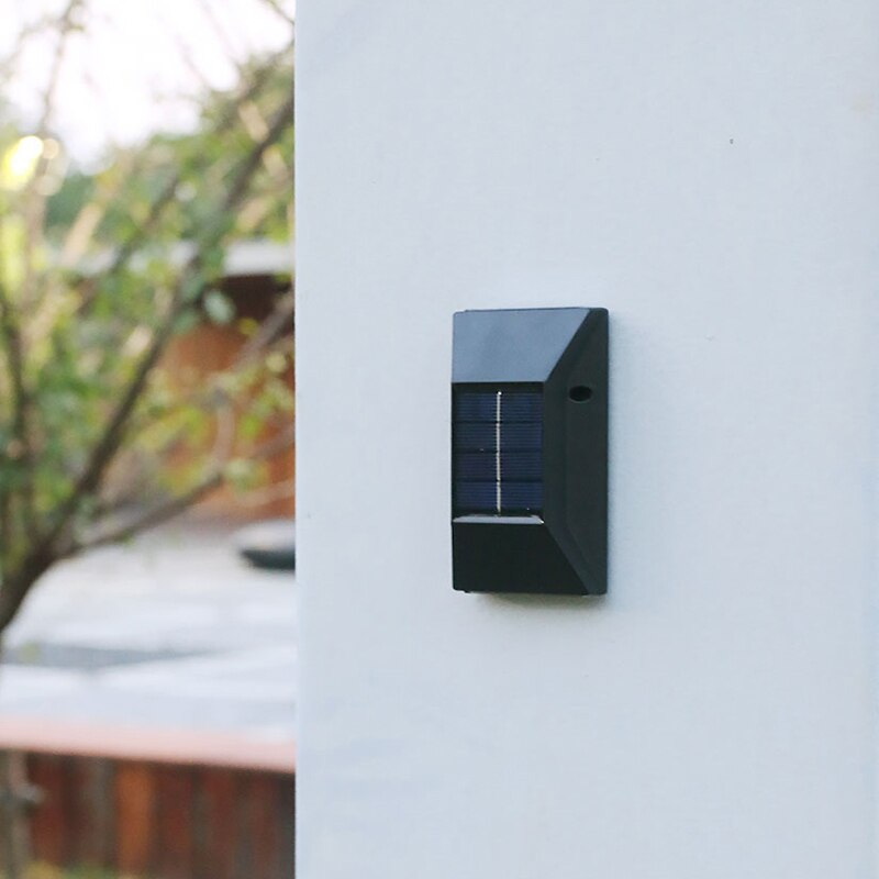 Solar LED Light Outdoor Waterproof Garden Light Solar Powered Wall Lamps Sconces Fence LED Garden Outdoor Solar Lamp Xmas Decor