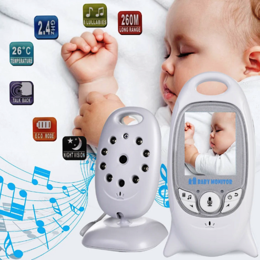 Baby Monitor 2 inch Beebe Baba Electronic Babysitter Radio Video Nanny Camera Night Vision Temperature Monitoring 8 Lullaby