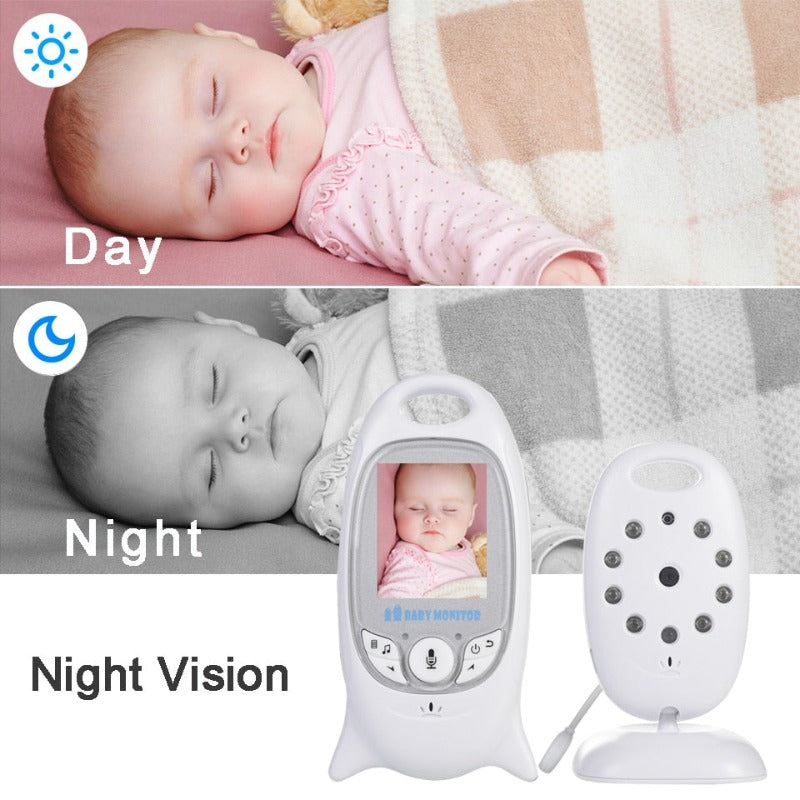 Baby Monitor 2 inch Beebe Baba Electronic Babysitter Radio Video Nanny Camera Night Vision Temperature Monitoring 8 Lullaby
