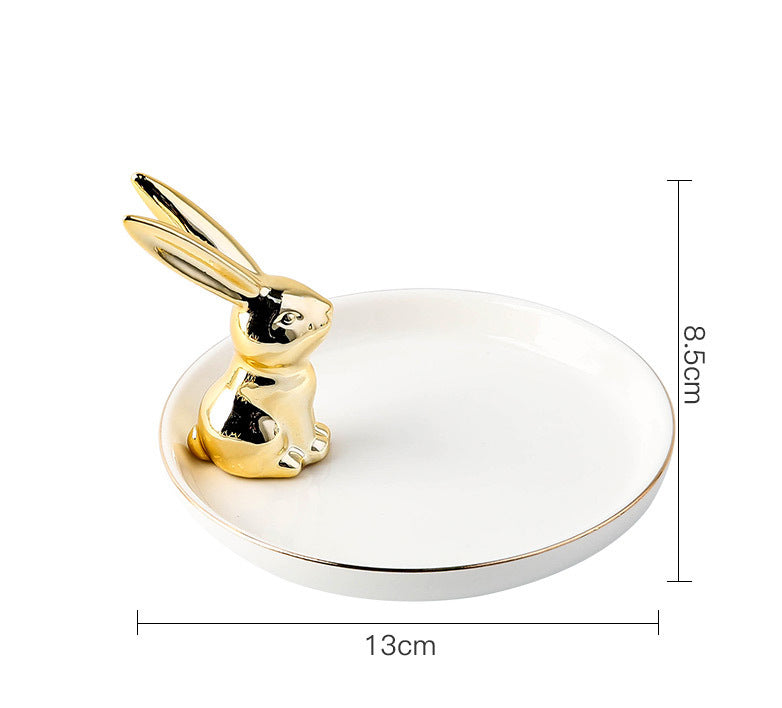 Jewelry Stand Hanging Tray Gold C