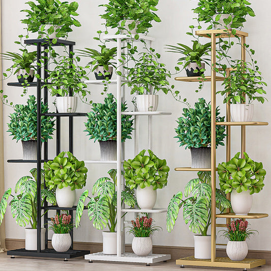 Household Flower Pot Multi-layer Green Radish Storage Balcony Stand