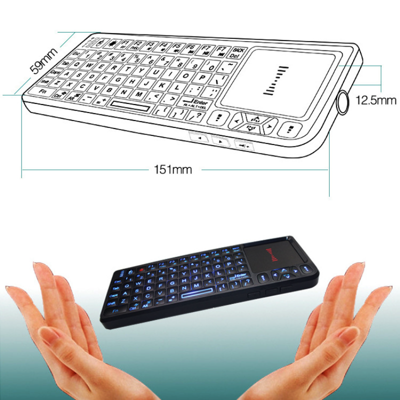 Mini Wireless Bluetooth Laser Touch Keyboard Flying Squirrel With Infrared Teaching Office Palm Keyboard Flying Squirrel