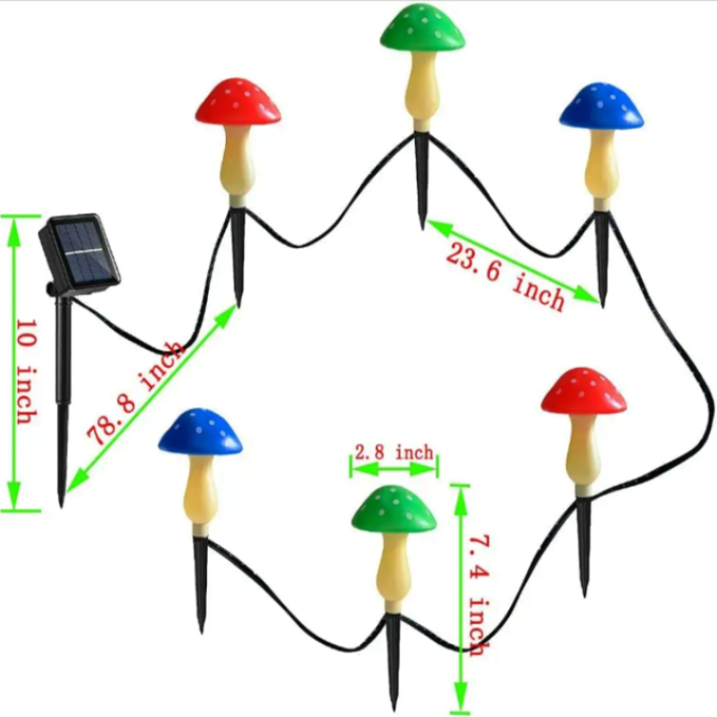 solar garden lights, outdoordecor, mushroomlamp, decorativelighting, solar-powered, gardenornaments, eco-friendlylighting, waterprooflighting, gardenpathway, landscape, landscapeillumination