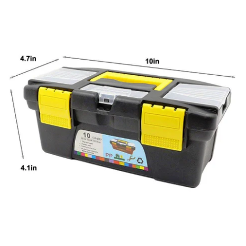 Multi-Function Toolbox Home Vehicle Maintenance Hand-Held Art Portable Hardware Storage Box Repair Tool Box