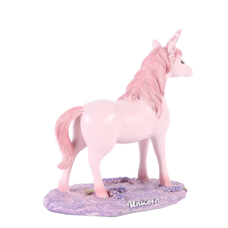 Pink Unicorn Resin Craft Pony Ornament