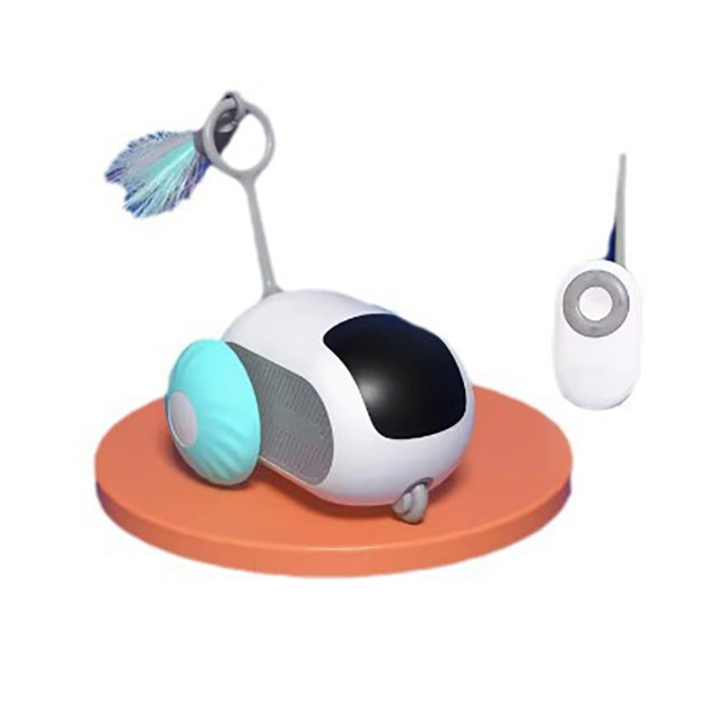 Remote Control Interactive Cat Car Toy USB Charging Chasing Automatic Self-moving Remote Smart Control Car Interactive Cat Toy