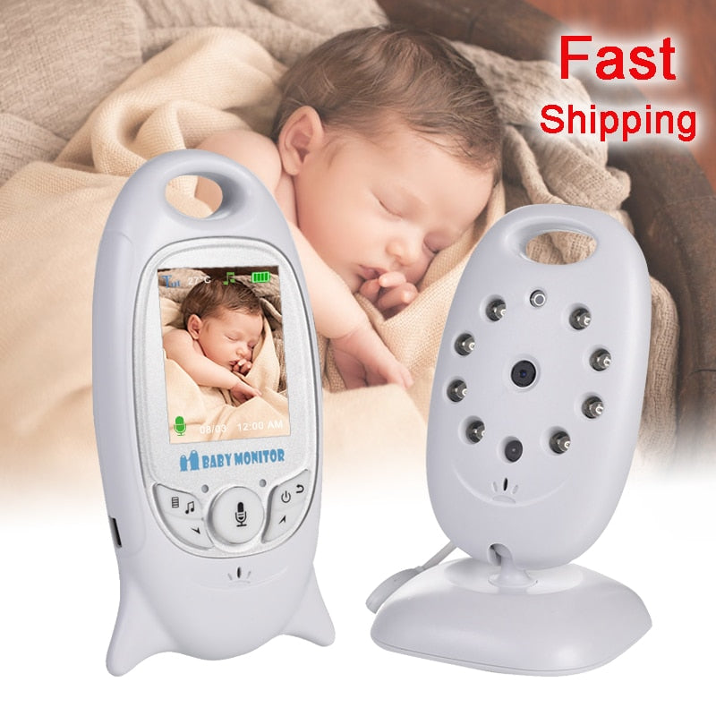 Baby Monitor 2 inch Beebe Baba Electronic Babysitter Radio Video Nanny Camera Night Vision Temperature Monitoring 8 Lullaby