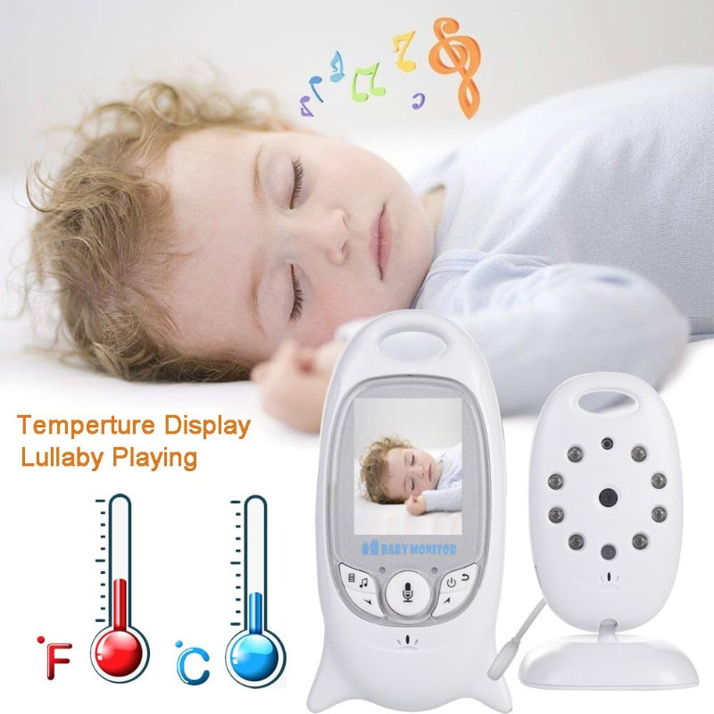 Baby Monitor 2 inch Beebe Baba Electronic Babysitter Radio Video Nanny Camera Night Vision Temperature Monitoring 8 Lullaby