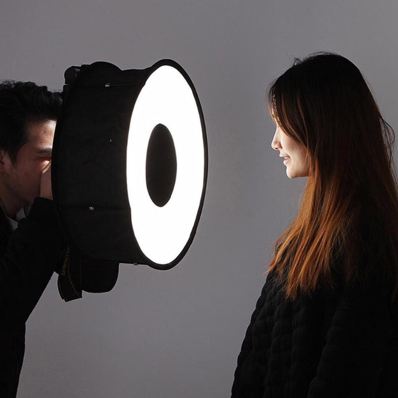 Ring Softbox Flash Round Flash Softbox Foldable Soft Flash Diffuser Camera