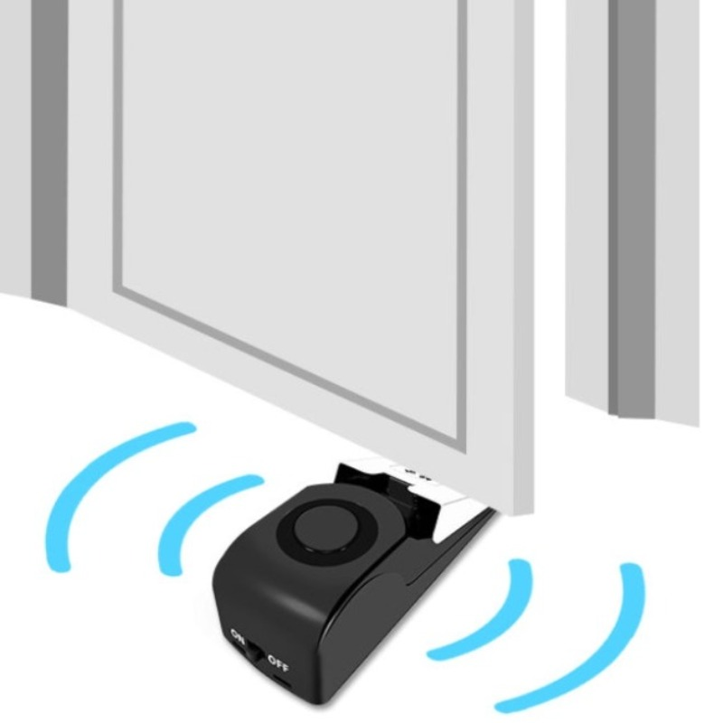 door stop alarm home store business trip accommodation travel home smart door stop anti theft alarm