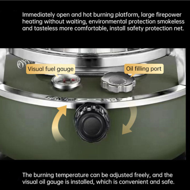 Kerosene heating stove outdoor camping camping ice fishing portable