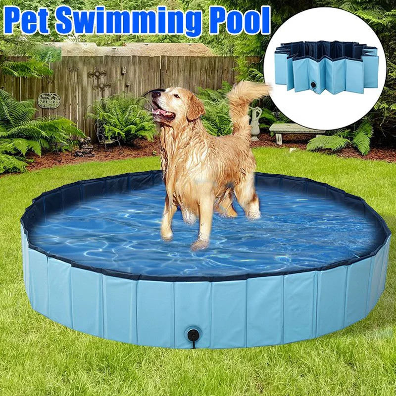 Big Size Large Pool Dog Swimming Pool Foldable Pet Pool Bath Swim Tub Bathtub Pet Collapsible Bathing Outdoor