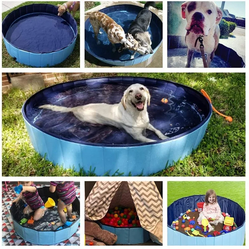 Big Size Large Pool Dog Swimming Pool Foldable Pet Pool Bath Swim Tub Bathtub Pet Collapsible Bathing Outdoor