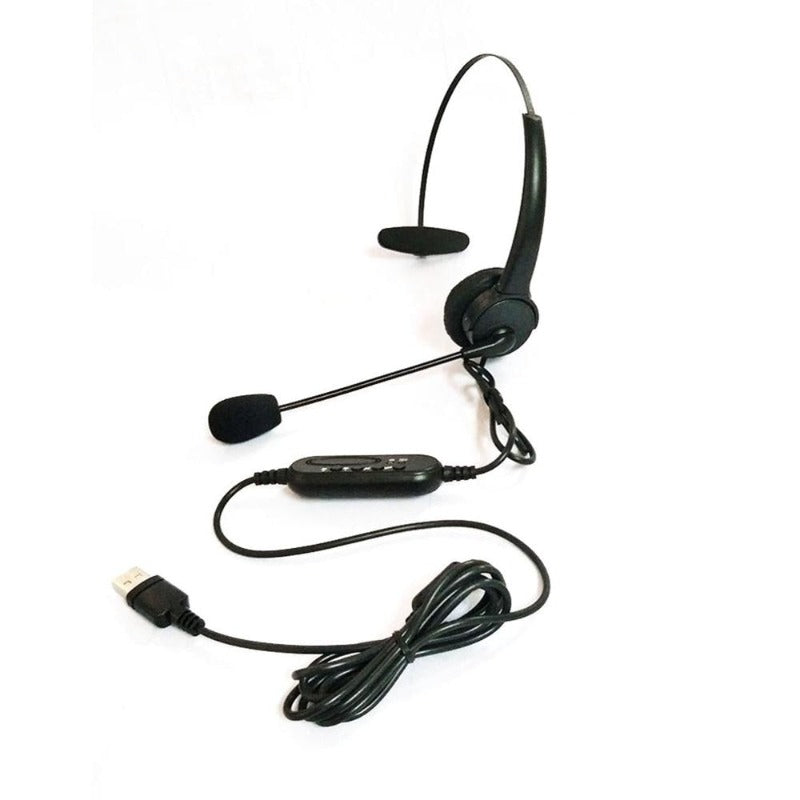 Telephone Headset Call Center Operator USB Corded Offical Headphone With Micro for Computer Laptop PC Gaming business headset