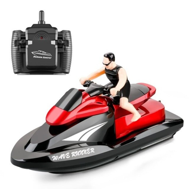 High Speed Racing Boat RC Motorboat for Pools Lakes 2.4Ghz Waterproof Toy 100M Control Dual Motor Drive Surfing