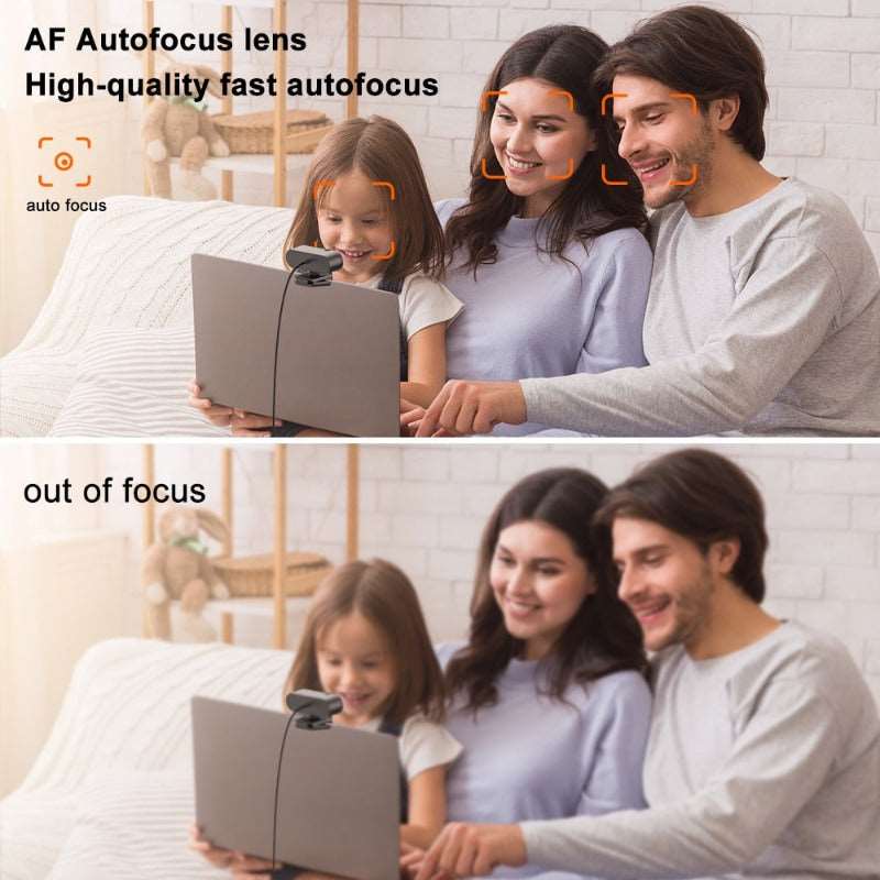 Webcam Autofocus Conference PC Live Broadcast Webcam USB Webcam Office Meeting House With Microphone 1080P HD Webcam