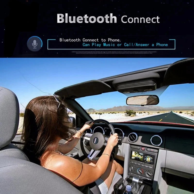 Bluetooth 4.1 Inch TF USB Port Multilanguage Remote Control Car MP5 Player 1 Din 2018 Newest Car Radio Audio Video