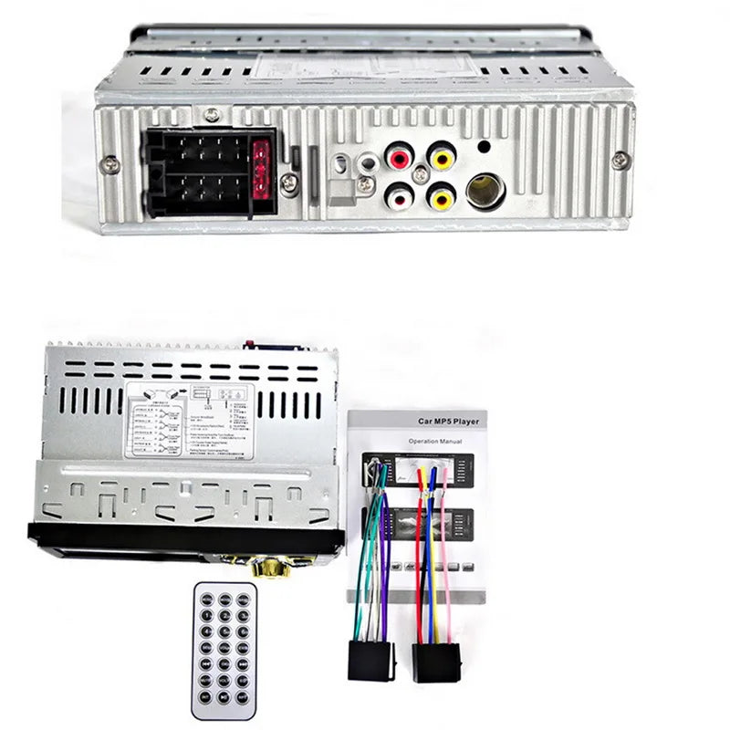 Bluetooth 4.1 Inch TF USB Port Multilanguage Remote Control Car MP5 Player 1 Din 2018 Newest Car Radio Audio Video