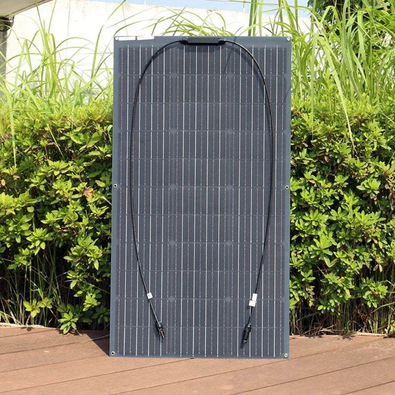 Monocrystalline Flexible Solar Panel 200 watt Kit High Efficiency Solar Module Battery Charge