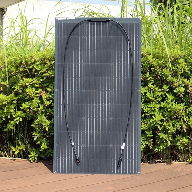 Monocrystalline Flexible Solar Panel 200 watt Kit High Efficiency Solar Module Battery Charge