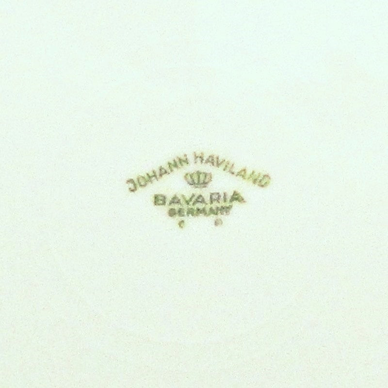 Vintage Antiques Johann Havilland Michele Pattern Plate