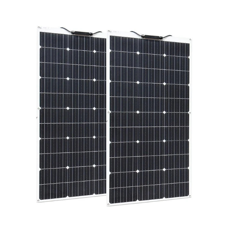 Monocrystalline Flexible Solar Panel 200 watt Kit High Efficiency Solar Module Battery Charge For
