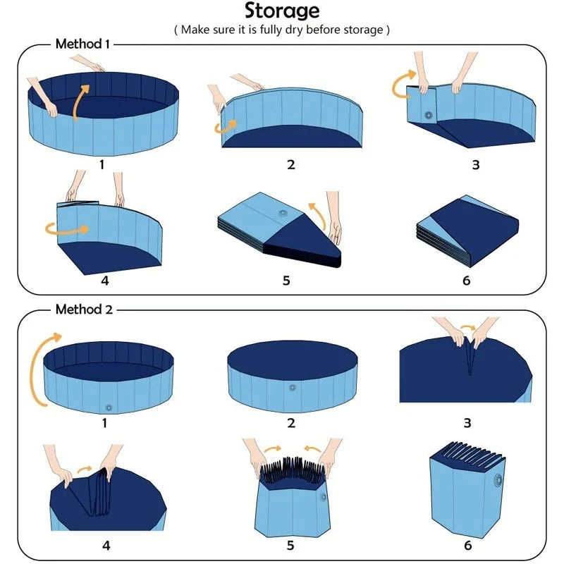 Big Size Large Pool Dog Swimming Pool Foldable Pet Pool Bath Swim Tub Bathtub Pet Collapsible Bathing Outdoor