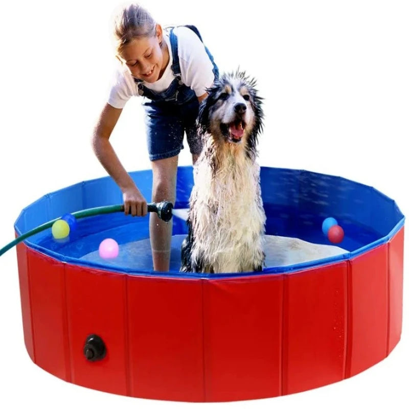 Big Size Large Pool Dog Swimming Pool Foldable Pet Pool Bath Swim Tub Bathtub Pet Collapsible Bathing Outdoor