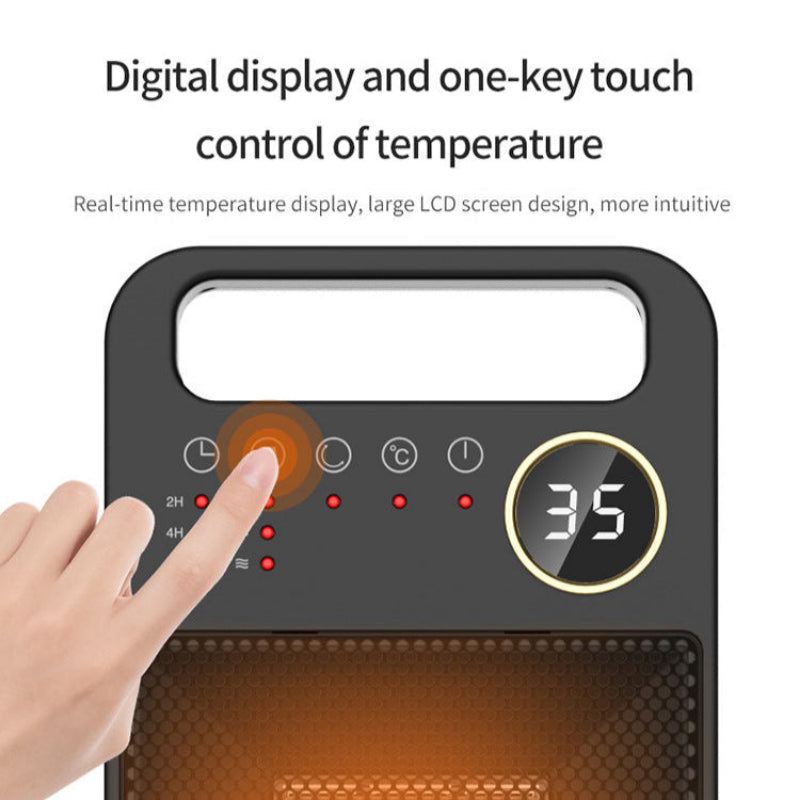 #Remote #Control #ElectricHeater #TouchScreen #Energy-efficient #Portableheating #Compact size