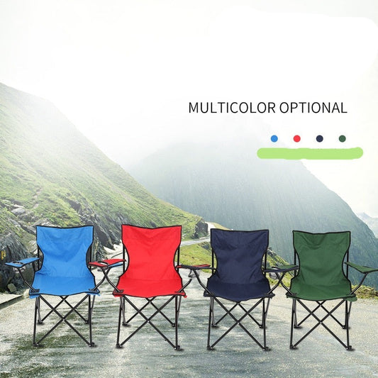 Outdoor Folding Chair Oxford Cloth Backrest Table Chair Camping Chair Art Sketching Fishing Foldable Beach Chair
