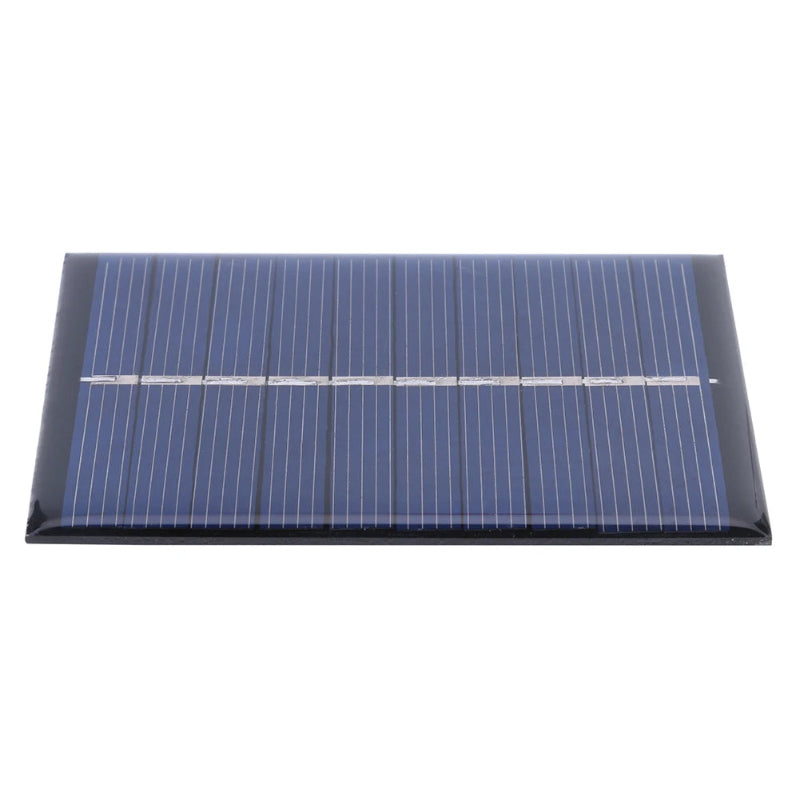 Small rectangular solar panel on a white background