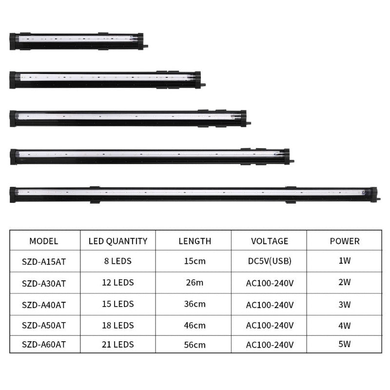 Aquarium LED Bubble Light Colorful Light Color Changing Light LED Diving Light Fish Tank Light