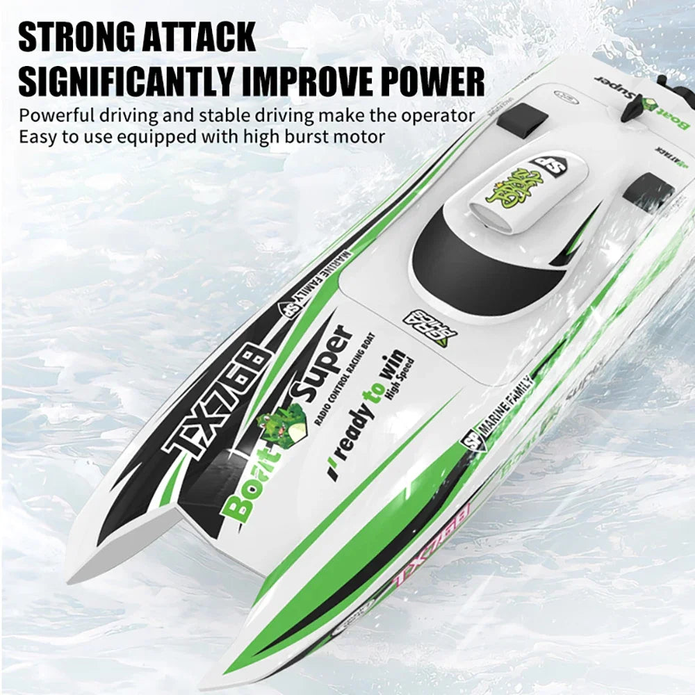 High-Speed RC Turbojet Speedboat