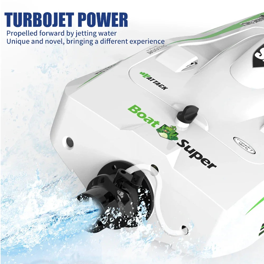 High-Speed RC Turbojet Speedboat