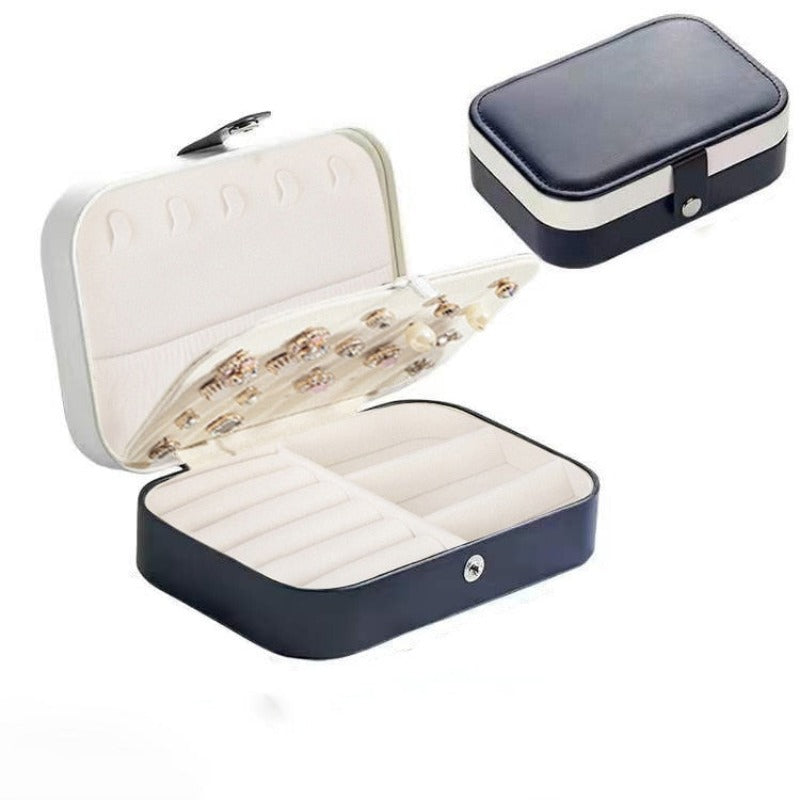 Style Portable Jewelry Storage Box 2023 New High-end Exquisite Large Capacity Travel Jewelry Bag