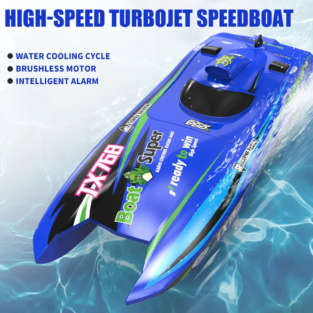 High-Speed RC Turbojet Speedboat