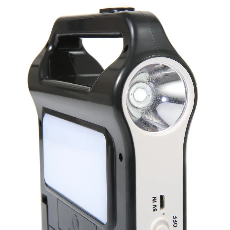 Portable Rechargeable Solar Panel Power Storage Generator USB Charger Lamp Lighting Home Solar Energy System