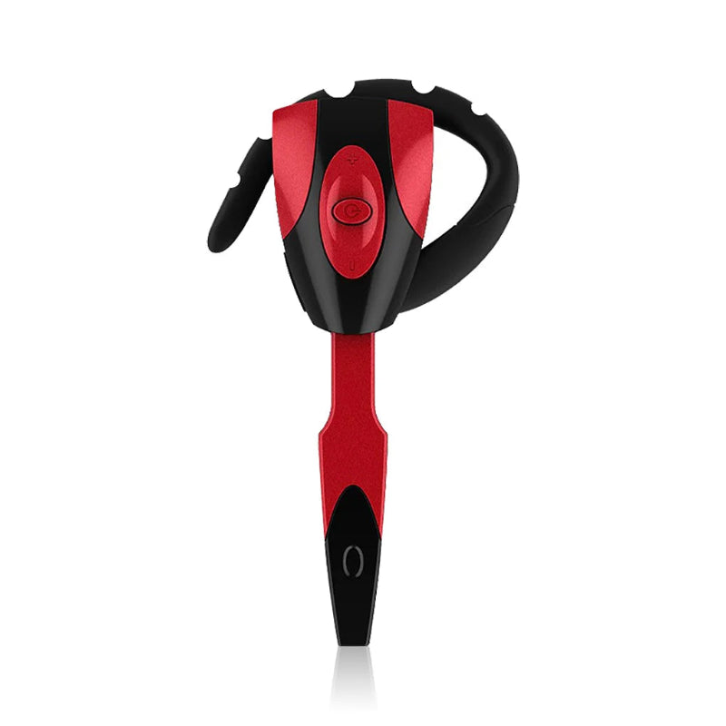 Red and black device on a white background