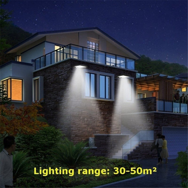 Solar Power Motion Sensor Garden Security Lamp Outdoor Waterproof Light Garden Wall Lamp Solar Lights