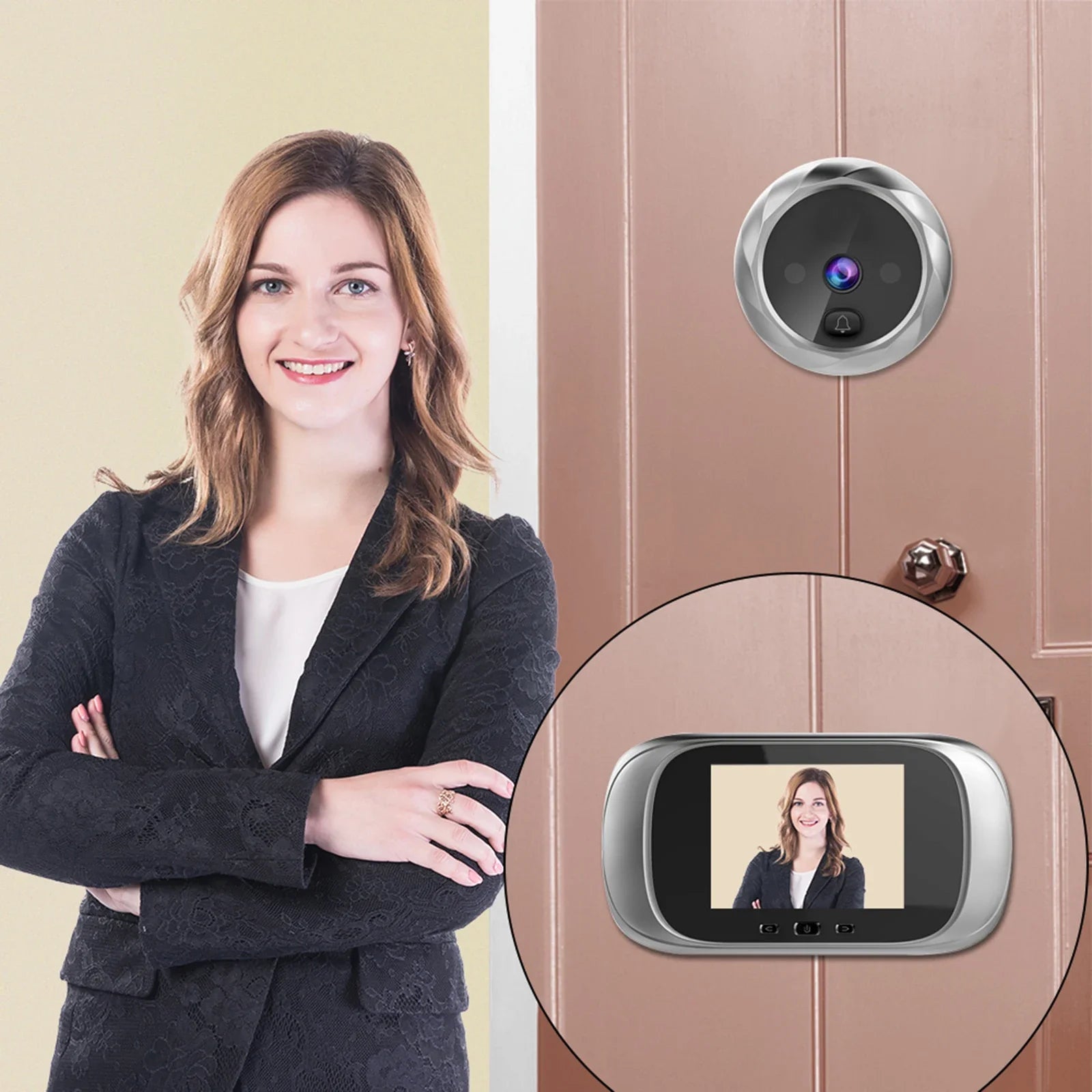 #DoorCamera#NightVision#HomeSecurity#HomeSecurityMonitoring