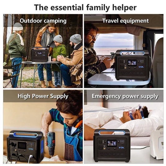 Portable Outdoor High Capacity AC Outlet Power Supply System Gdwstore