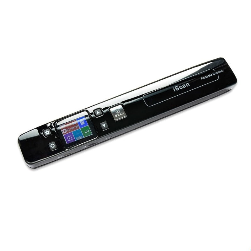 Mini Iscan Document & Images Scanner A4 Paper 1050DPI JPG/PDF Format High Speed Portable Scan LCD Display for Business Photos