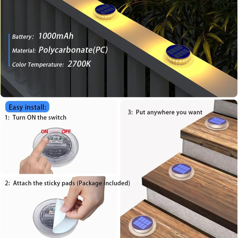 #Solar-Powered #ReliableSolarLights #Patio #DrivenSolarLamps #StylishWalkways #PathwayIllumination #GardenLighting #PatioLights #StepLights #WaterproofSolarLights