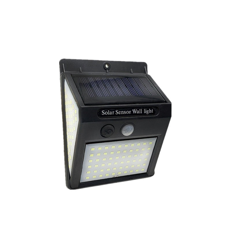 LED Solar Lamp Outdoor Waterproof Solar Powered Spotlights PIR Motion Sensor Street Light for Garden Decoration