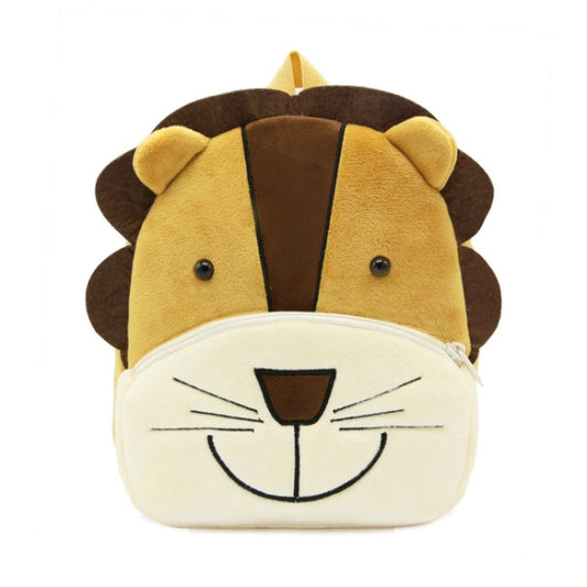 Kids 3D Animal Velvet Backpacks Children Cartoon Kindergarten Toys Gifts School Bags Lion