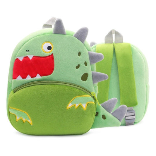 Zoo Series Plush Backpack Cute Children School Bag Shoulder Bag Mouth Dinosaur