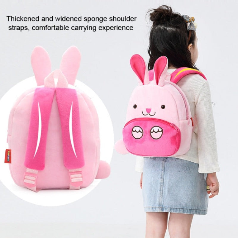 Zoo Series Plush Backpack Cute Children School Bag Shoulder Bag Shaggy Dog