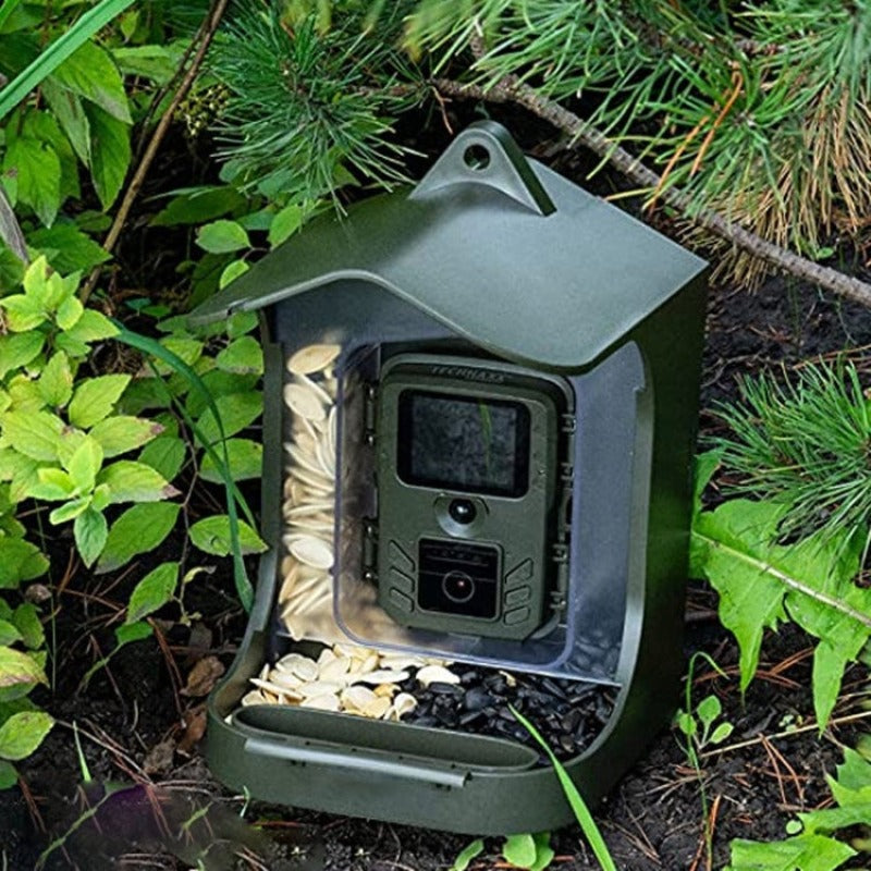BC303 Bird Feeder Outdoor Trail Camera Bird Watching Camera With Motion Sensor(Army Green)