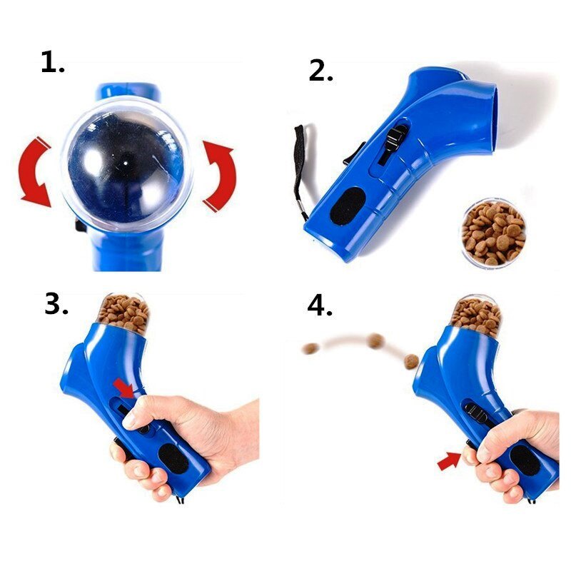 Dog Snack Launcher Dog Treat Launcher Snack Food Feeder GDWstore