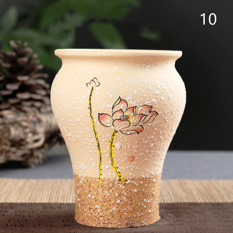 Simple Snowflake Glaze Succulent Flower Pot Creative Ceramic